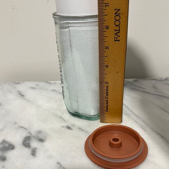 Starbucks Recycled Glass cold cup Tumbler with Lid triangular - Picture 6 of 9